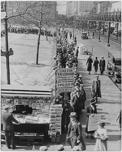 FDR's New Deal - bread line