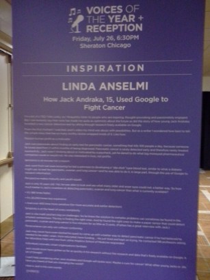 BlogHer VOTY 13 recognition board (8' tall)