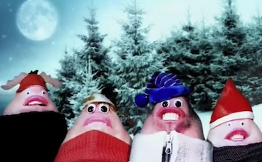 up-side-down christmas carol