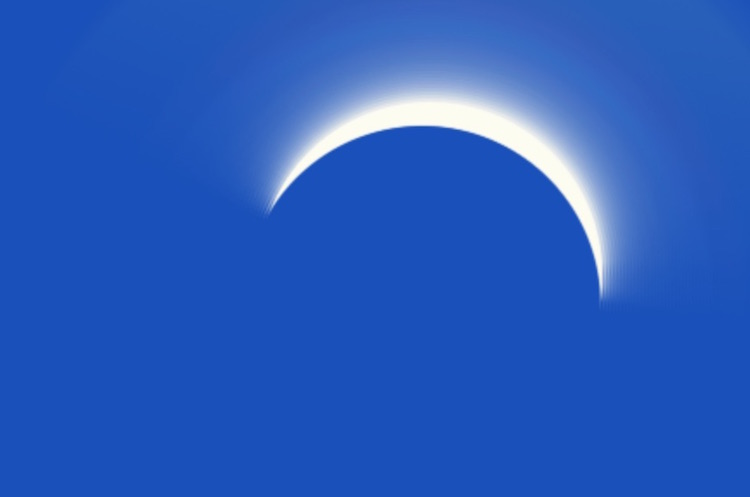 8.6 percent of the sun