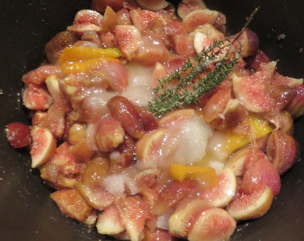 JC - chopped fresh figs for jam